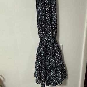 SHEIN Curve Blue Floral Dress